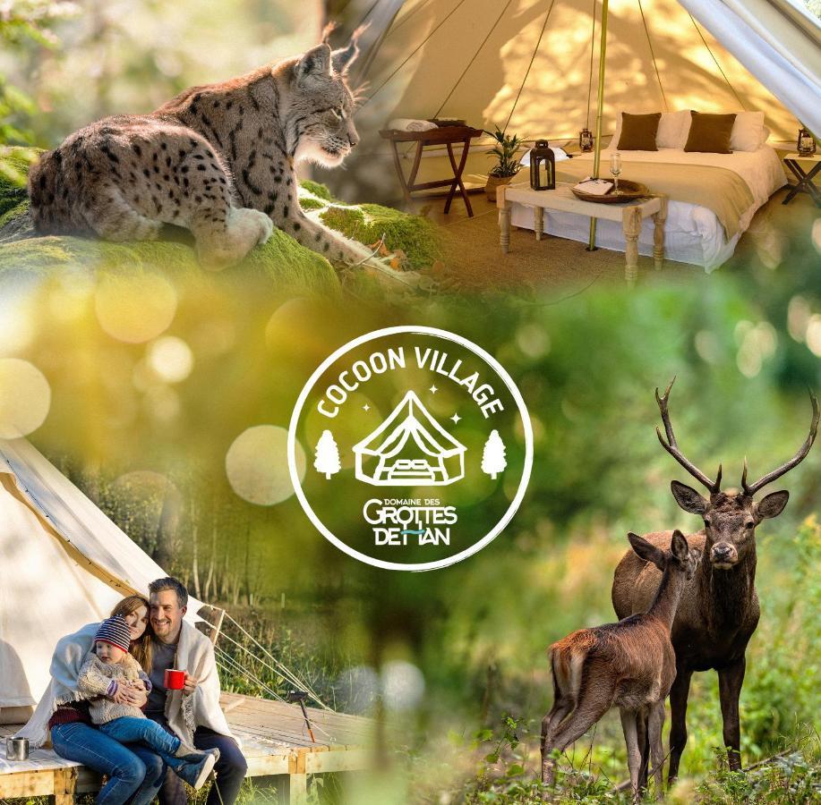 Cocoon Village - Glamping - Domaine Des Grottes De Han Rochefort Exterior foto